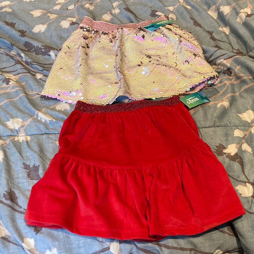 NWT size 7 girls fancy skirts